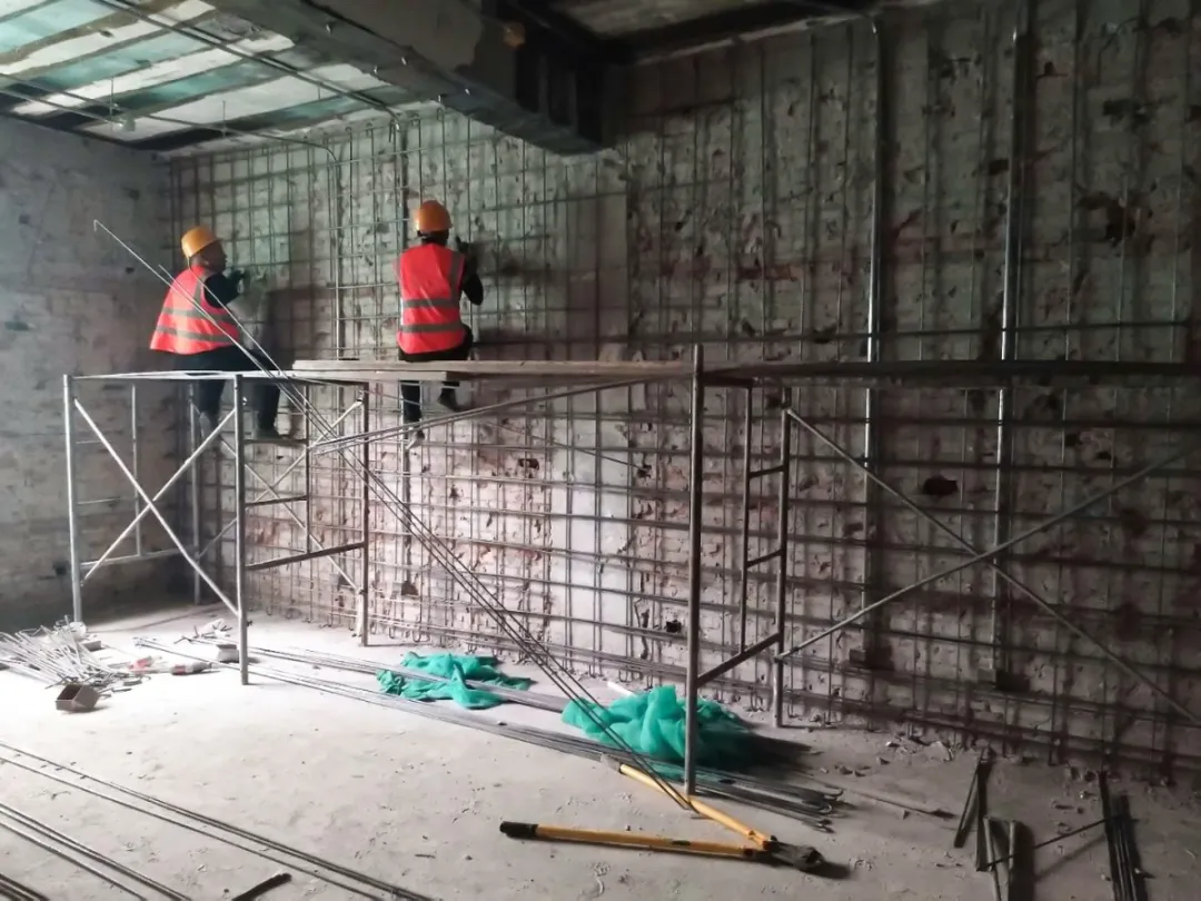 加固施工现场