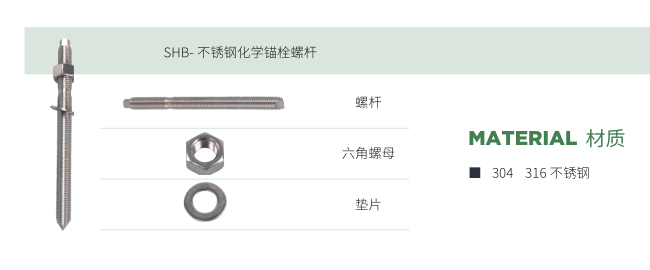 不锈钢化学锚栓